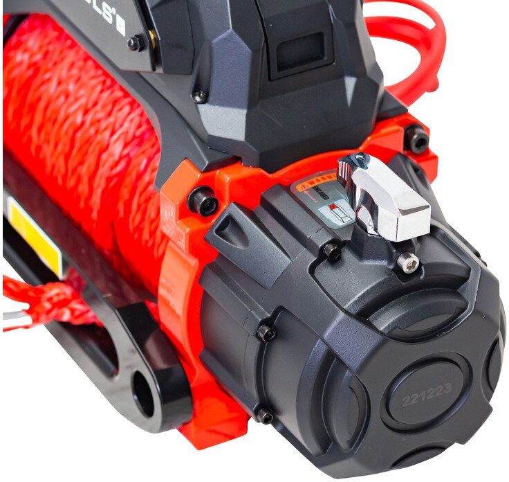 12 V 5443 kg 26 m synteettinen vaijerivinssi langattomalla kaukosäätimellä MW Tools