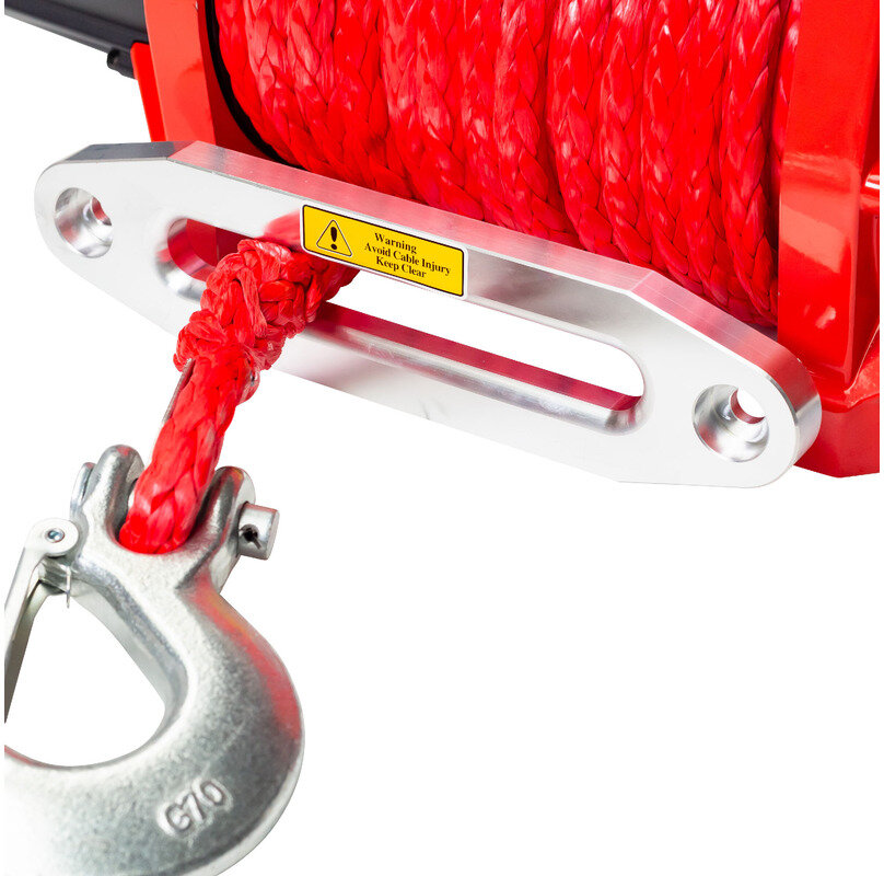 12V spil 8164 kg 22m syntetisk kabel trådløs fjernbetjening MW Tools