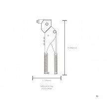 Blindnietpistole 360° für Blindnieten NCG