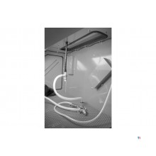 Strahlkabine 350 L mit externer Zyklonabsaugung und 2 Strahlköpfen MW Tools