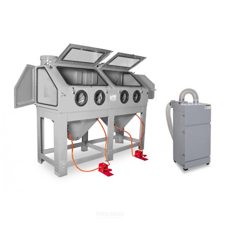 Puhalluskaappi 880 L pro ulkoisella sykloni-imurilla MW Tools