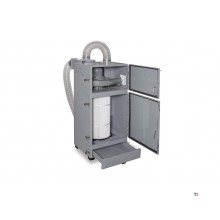 Strahlkabine 1200 L pro Doppelarbeitsplatz mit externer Zyklonabsaugung MW Tools