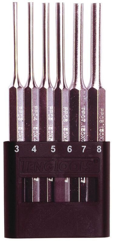 Teng Tools stansesæt 3-8 mm 6 dele