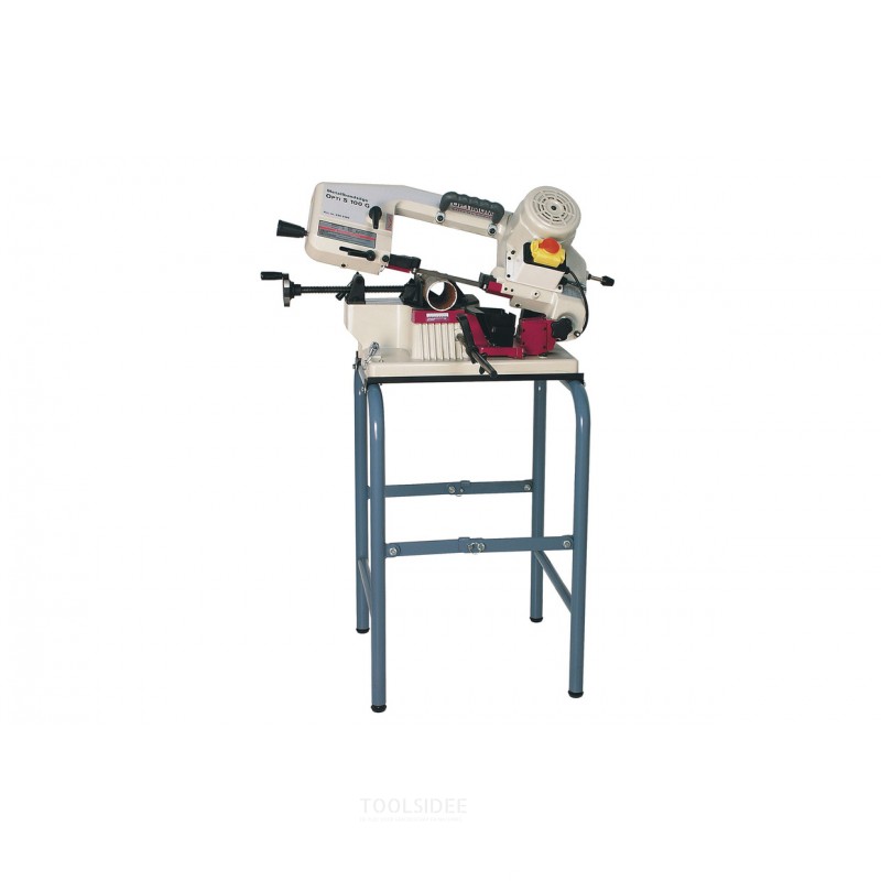 Bærbar metalbåndsav 0-45° skærekapacitet ca. 100 mm 0,37 kW 230V skærehastighed 45 m/min neddrift Optisaw