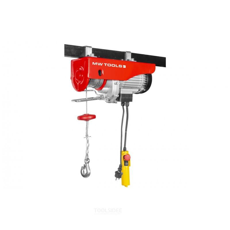Kabeltalje 230V 250 kg, 12 m, 230 V, kablet styring MW Tools Kabeltalje 230V 250 kg, 12 m, 230 V, kablet styring MW Tools