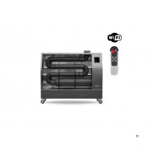 Infrared diesel heater Pro 17.4 kW stainless steel motif 500-1600 m³ Wifi Hipers