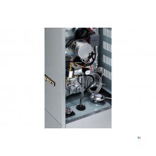 Infrared diesel heater Pro 17.4 kW stainless steel motif 500-1600 m³ Wifi Hipers