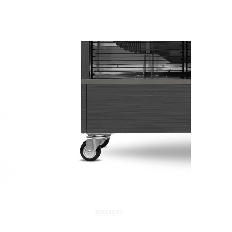 Infrarød dieselvarmer Pro 17,4 kW rustfrit stål motiv 500-1600 m³ Wifi Hipers