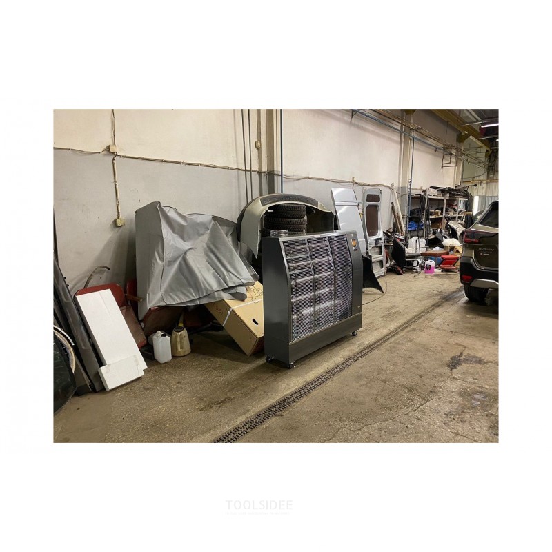 Infrarød dieselvarmer Pro 17,4 kW rustfrit stål motiv 500-1600 m³ Wifi Hipers