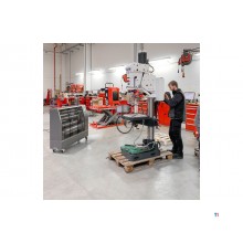 Infrared diesel heater Pro 17.4 kW stainless steel motif 500-1600 m³ Wifi Hipers