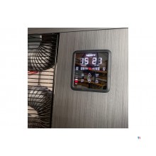 Infrared diesel heater Pro 17.4 kW stainless steel motif 500-1600 m³ Wifi Hipers