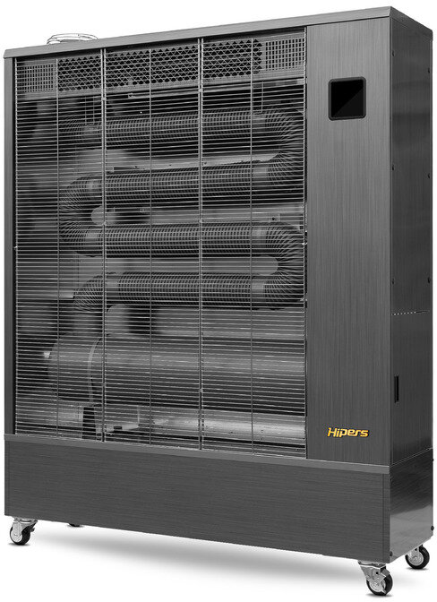 Infrarød dieselvarmer Pro 40,7 kW rustfritt stål motiv 3500-6000 m³ Wifi Hipers