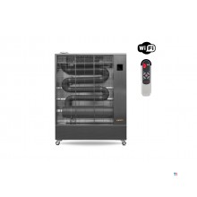 Infrarød dieselvarmer Pro 40,7 kW rustfritt stål motiv 3500-6000 m³ Wifi Hipers
