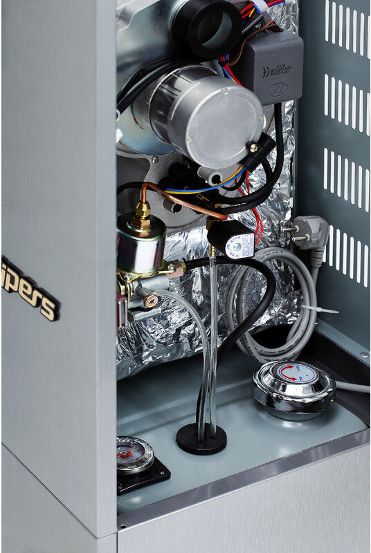 Infrarød dieselvarmer Pro 40,7 kW rustfritt stål motiv 3500-6000 m³ Wifi Hipers