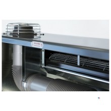 Infrarød dieselvarmer Pro 40,7 kW rustfritt stål motiv 3500-6000 m³ Wifi Hipers