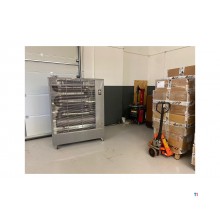 Infrarød dieselvarmer Pro 40,7 kW rustfritt stål motiv 3500-6000 m³ Wifi Hipers