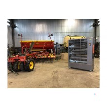 Infrarød dieselvarmer Pro 40,7 kW rustfritt stål motiv 3500-6000 m³ Wifi Hipers