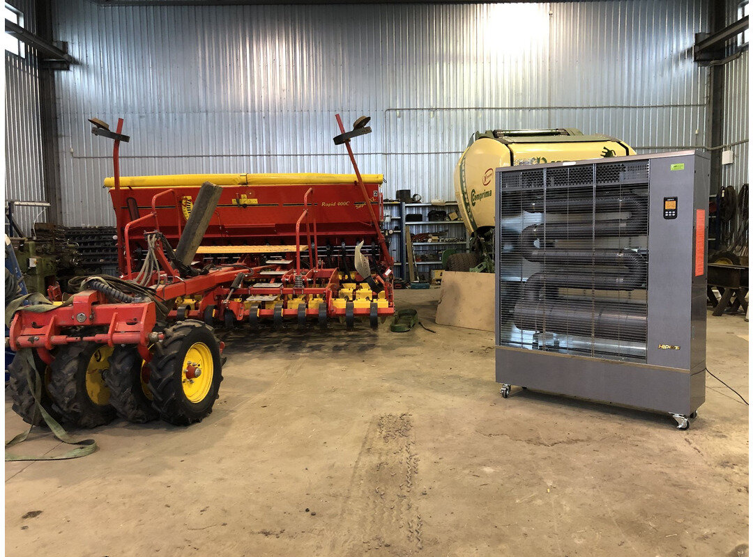 Infrarød dieselvarmer Pro 40,7 kW rustfritt stål motiv 3500-6000 m³ Wifi Hipers