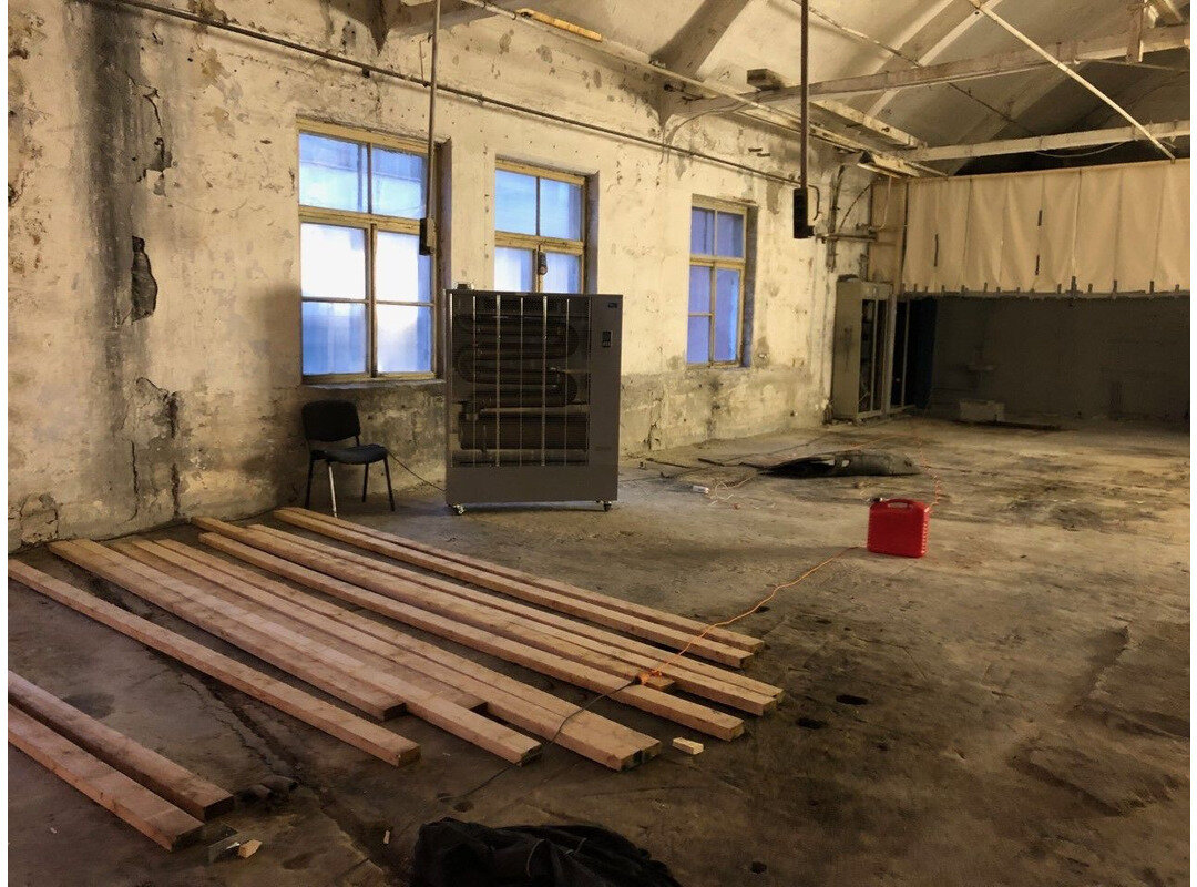 Infrarød dieselvarmer Pro 40,7 kW rustfritt stål motiv 3500-6000 m³ Wifi Hipers