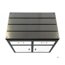 Mobil arbetsbänk i gjutjärn 900x600x800 mm MW-Tech