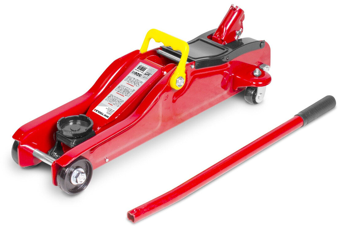 Hydraulic garage jack 2T - extra low for sporty cars MW Tools