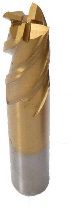 20-teiliger HSS-TiN Fräsersatz 2-Schneider und 4-Schneider mit Weldonschaft DIN1835B Optimum