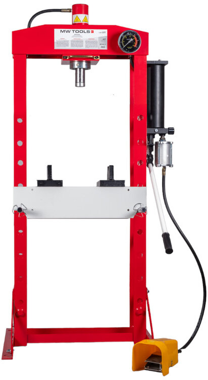 Hydraulische pneumatische Presse 20T mobiler Zylinder MW Tools Hydraulische pneumatische Presse 20T mobiler Zylinder MW Tools