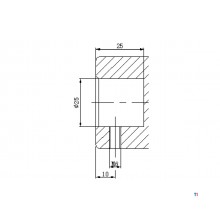 Hydraulische pneumatische Presse 20T mobiler Zylinder MW Tools Hydraulische pneumatische Presse 20T mobiler Zylinder MW Tools