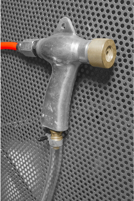 Professionelle Strahlkabine 990 L mit Absaugung MW Tools