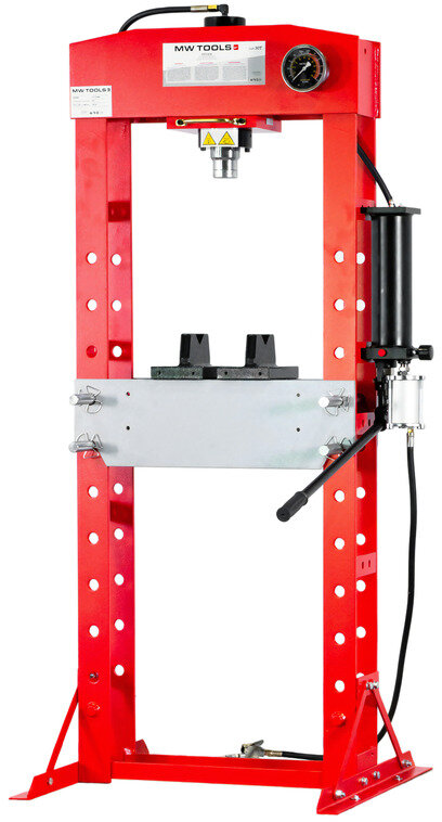 Hydraulisk pneumatisk presse 30T mobil cylinder MW Tools