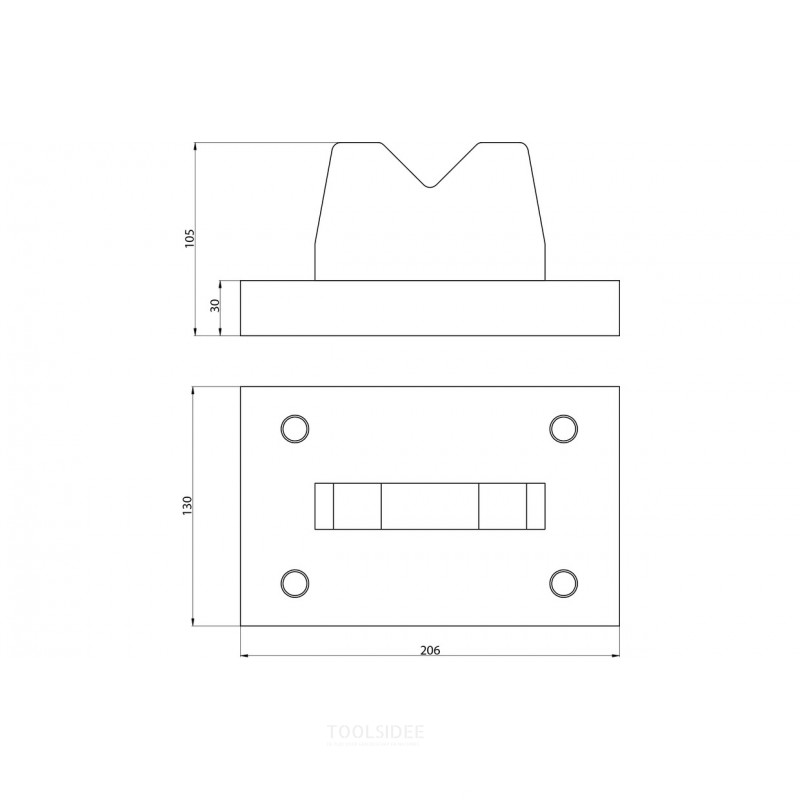 Hydraulisk pneumatisk presse 30T mobil cylinder MW Tools Hydraulisk pneumatisk presse 30T mobil cylinder MW Tools