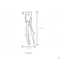 Blindnitång för blindnitar NCG