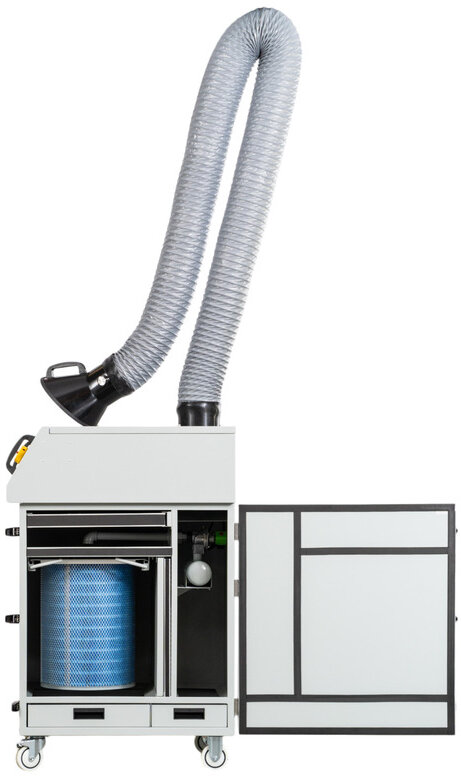 Mobil svejserøgs- og olietågeudsugning 2000M³/t 1,3KW 230V MW Værktøj