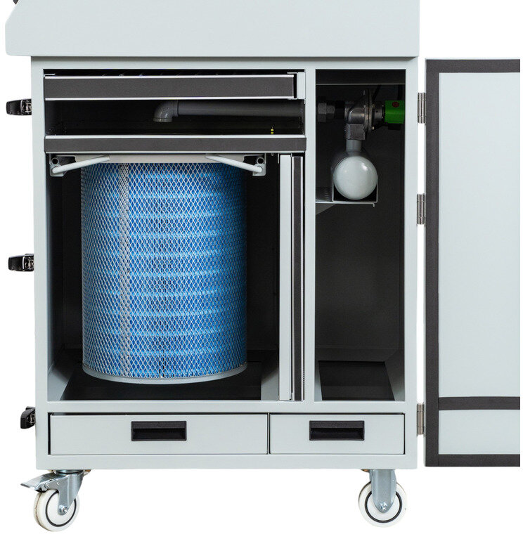 Mobil svejserøgs- og olietågeudsugning 2000M³/t 1,3KW 230V MW Værktøj