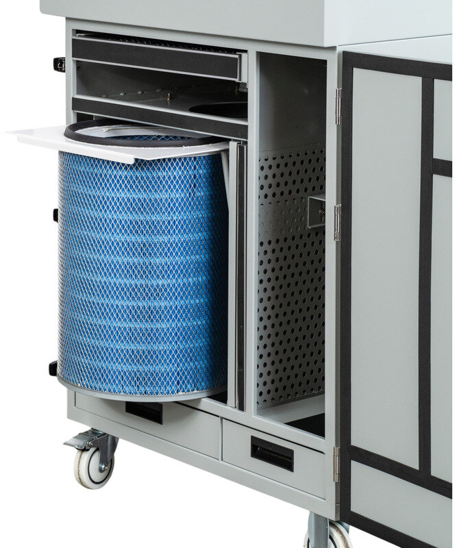 Mobil svejserøgs- og olietågeudsugning 2000M³/t 1,3KW 230V MW Værktøj