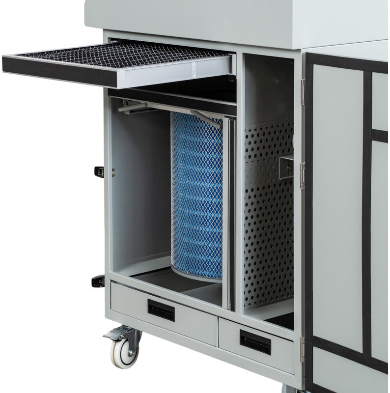 Mobil svejserøgs- og olietågeudsugning 2000M³/t 1,3KW 230V MW Værktøj