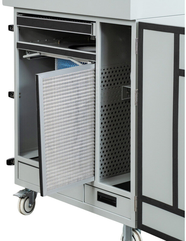 Mobil svejserøgs- og olietågeudsugning 2000M³/t 1,3KW 230V MW Værktøj