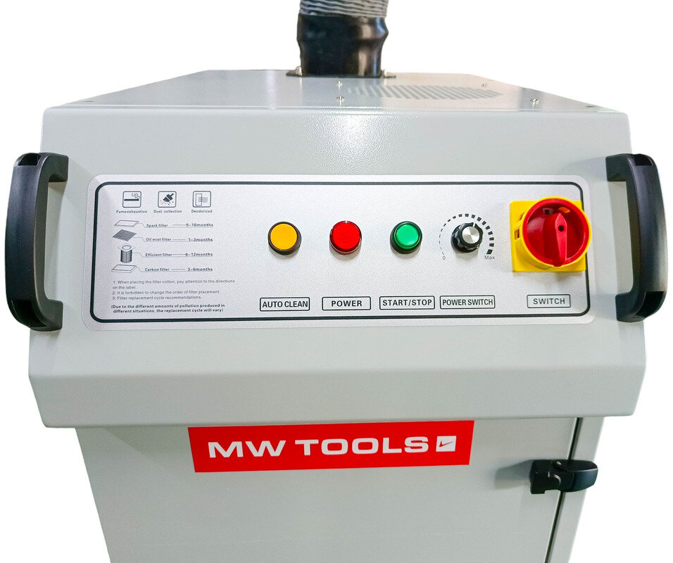 Mobil svejserøgs- og olietågeudsugning 2000M³/t 1,3KW 230V MW Værktøj