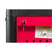 Tool trolley with 7 drawers, 580 mm wide, MW Tools Tool trolley with 7 drawers, 580 mm wide, MW Tools