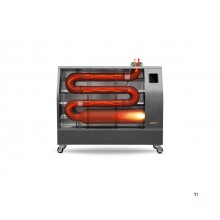 Infrared diesel heater Pro 24.4 kW stainless steel motif 700-3600 m³ Wifi Hipers