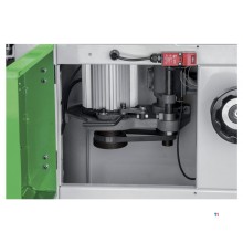 Tafelfreesmachine toupie voor hout 2,8 kW 400V met kantelbare freesspindel +5° tot -45° zwenkt naar achteren Holzstar