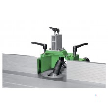 Tafelfreesmachine toupie voor hout 2,8 kW 400V met kantelbare freesspindel +5° tot -45° zwenkt naar achteren Holzstar