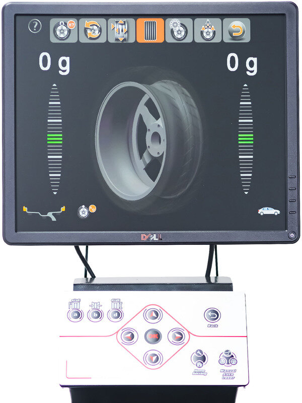 Automatische Reifenwuchtmaschine 230V Profi Typ MW Tools