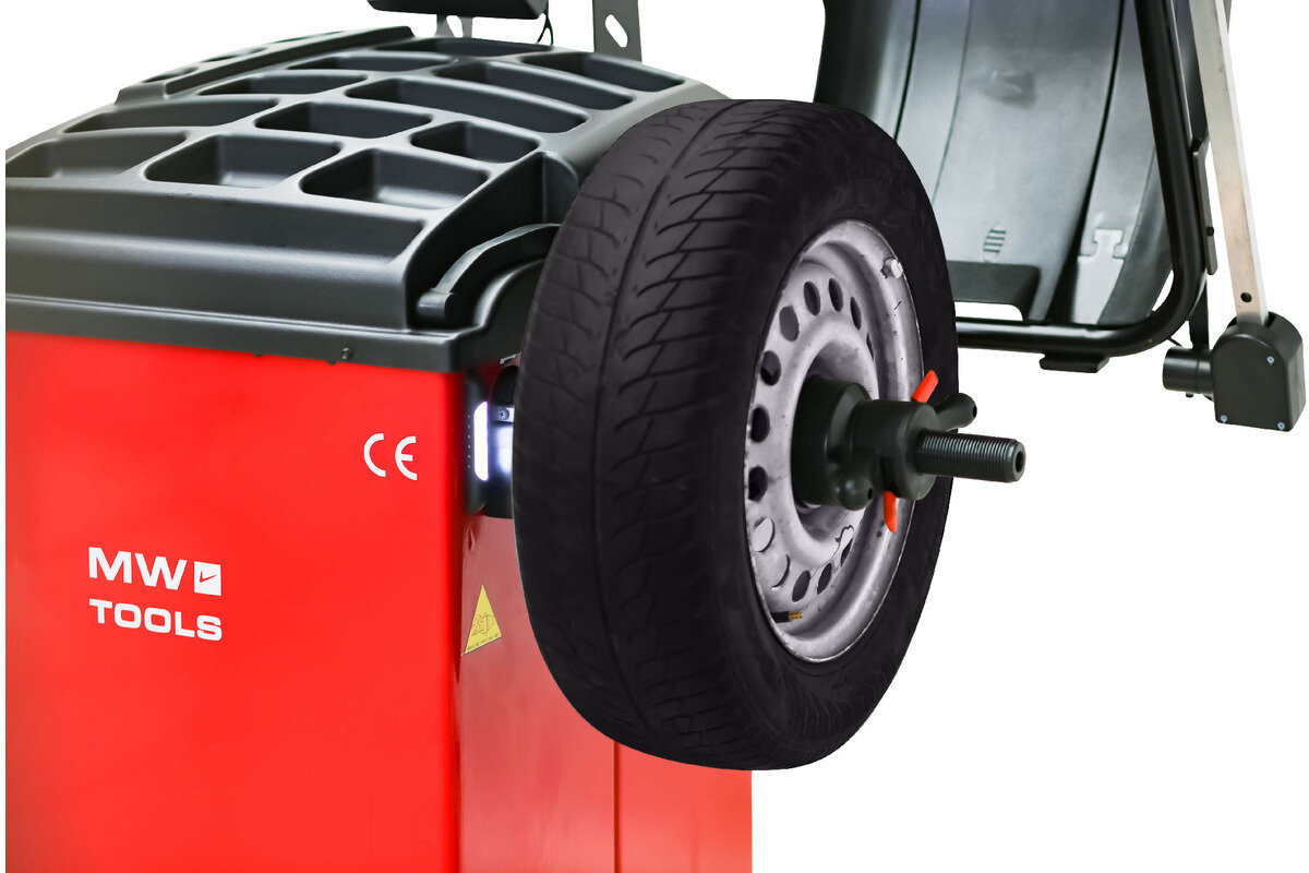 Automatische Reifenwuchtmaschine 230V Profi Typ MW Tools