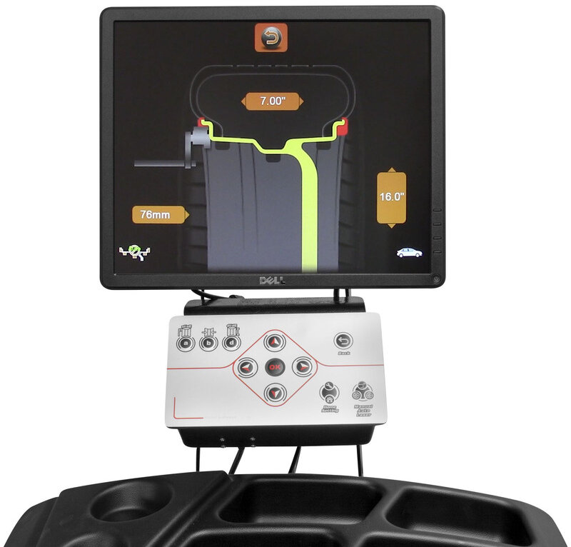 Automatische Reifenwuchtmaschine 230V Profi Typ MW Tools