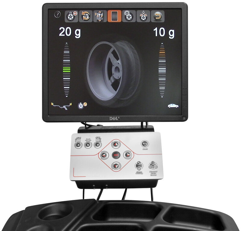 Automatische Reifenwuchtmaschine 230V Profi Typ MW Tools