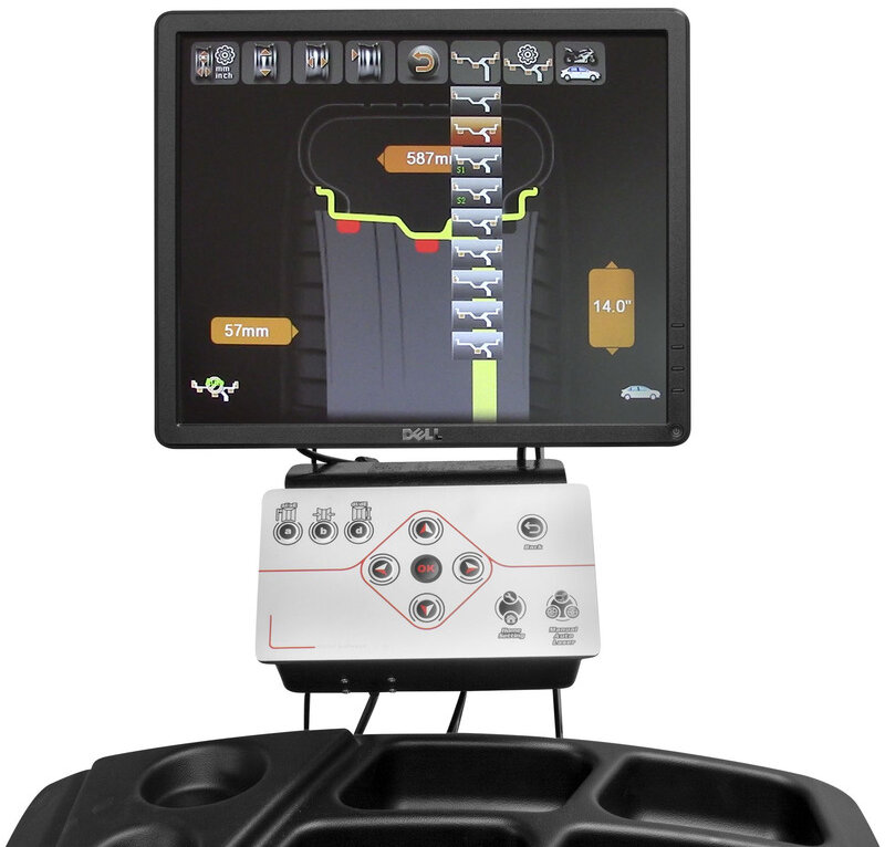 Automatische Reifenwuchtmaschine 230V Profi Typ MW Tools