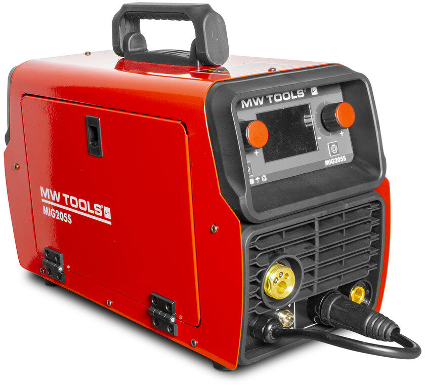 Synergie LCD 200A MIG-Schweißinverter + Zubehör MW Tools