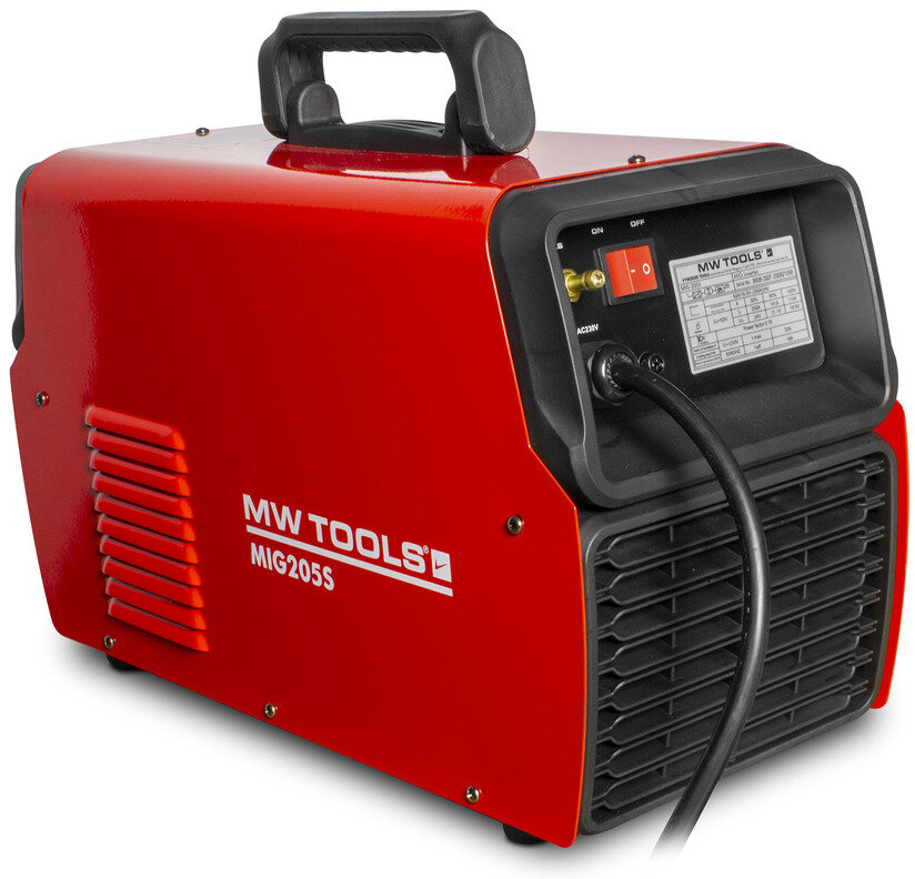 Synergie LCD 200A MIG-Schweißinverter + Zubehör MW Tools
