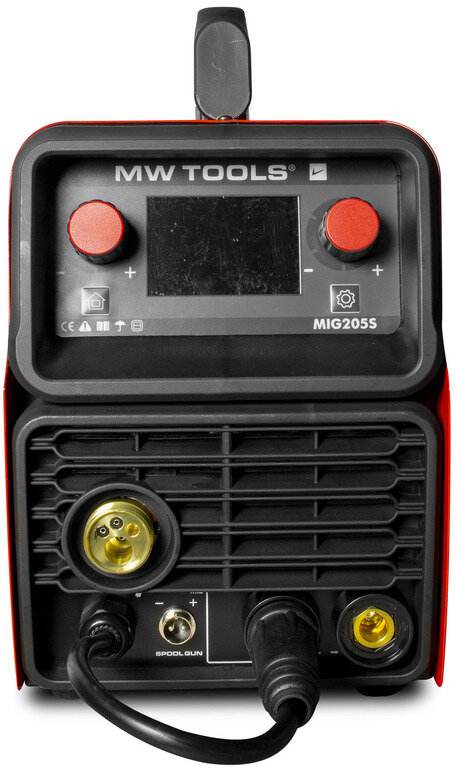 Synergie LCD 200A MIG-Schweißinverter + Zubehör MW Tools